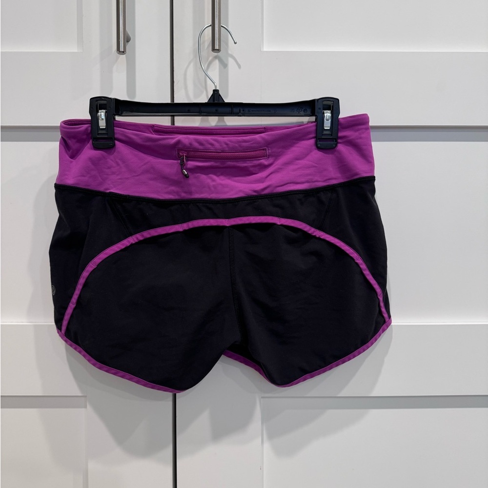 Lululemon Speed Shorts - size 6
